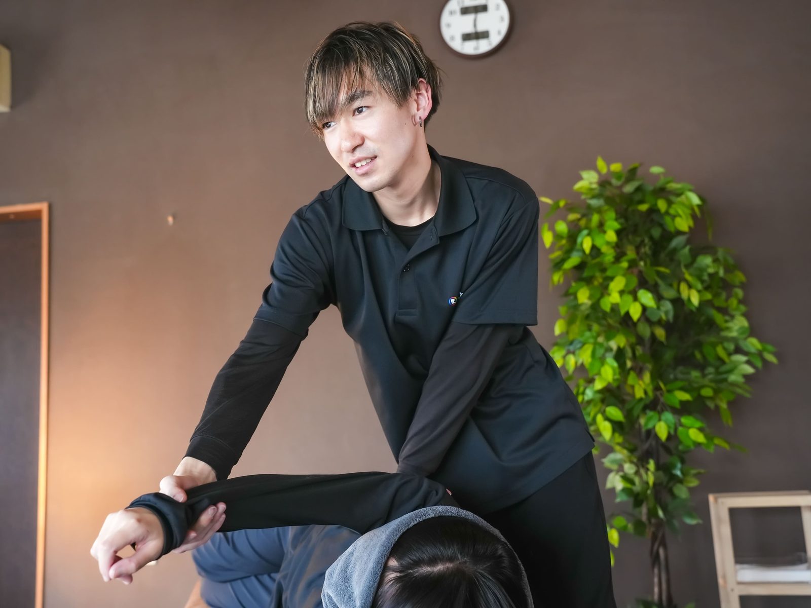 ストレッチゼロ南アルプス店 施術シーン