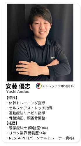 安藤優志 プロフィール